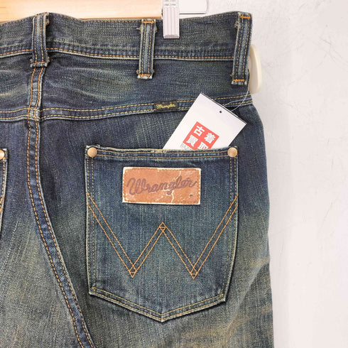 ラングラー Wrangler ヒゲ デニムパンツ メンズ 33inch